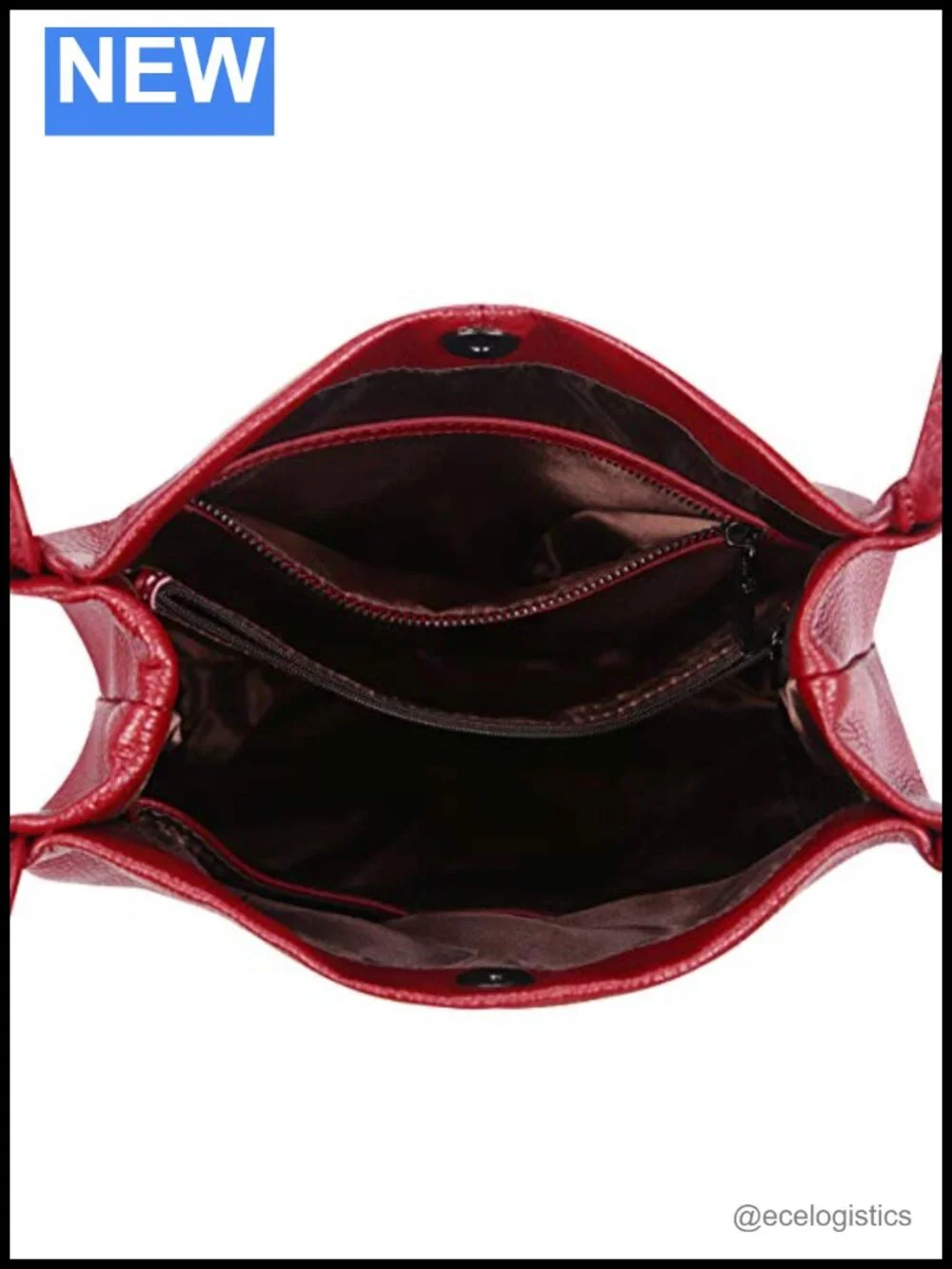 Genuine Leather Bucket Tote Hobo Shoulder Purse Work Bag